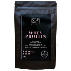 B-FIT CLUB Whey Protein Exclusive Čokoláda-kokos 300 g obraz