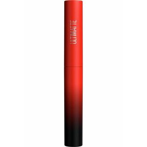 MAYBELLINE NEW YORK NY Color Sensational Ultimatte Slim gelová dlouhotrvající rtěnka 299 More Scarlet 2 g obraz