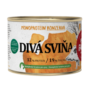 PET FARM FAMILY Divá Sviňa - konzerva pro psy 180 g obraz