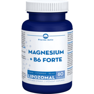 PHARMA ACTIV Lipozomal Magensium + B6 FORTE 60 tobolek obraz