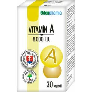 EDENPHARMA Vitamín A 8000 I.U. 30 kapsúl obraz