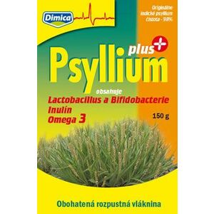 DIMICA Psyllium PLUS obohatená rozpustná vláknina, s laktobacilmi a bifidobaktériami 300 g obraz