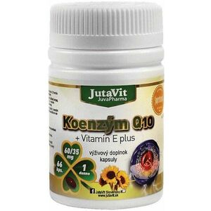 JUTAVIT Koenzým Q10 + vitamín E plus 66 kapsúl obraz