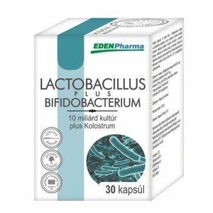 EDENPHARMA LACTOBACILLUS PLUS BIFIDOBACTERIUM 30 kapsúl obraz