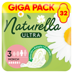 NATURELLA Ultra Maxi Size 3 hygienické vložky s křidélky 32 ks obraz