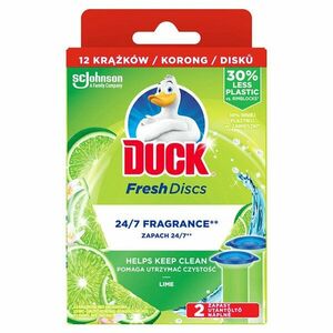 DUCK Fresh Discs Čistič WC Limetka náplň 2 x 36 ml obraz