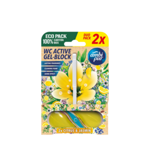 AMBIPUR Active gel-blok citron & jasmín 2 x 45 g obraz