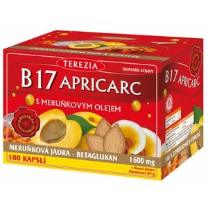 TEREZIA B17 Apricarc s meruňkovým olejem 180 kapslí obraz