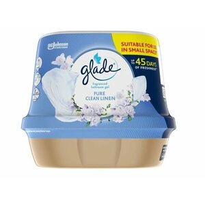 GLADE Clean Linen vonný gel do koupelny 180 g obraz