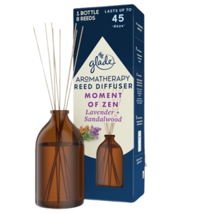 GLADE Aromatherapy osvěžovač vzduchu vonné tyčinky Moment of Zen 80 ml obraz