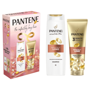 PANTENE Sada produktů Pantene Infinitely Long: šampon 400 ml a sérum 220 ml obraz