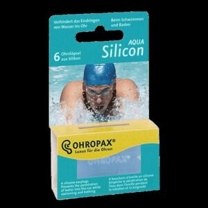 OHROPAX Silicon Aqua Ušné vložky v krabičke 6 ks obraz