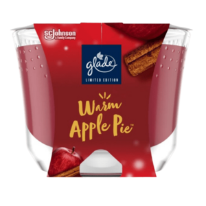 GLADE Warm Apple Pie, Vonná svíčka 129 g obraz