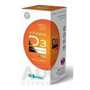 BIOMIN Vitamin D3 Premium 60 kapsúl obraz