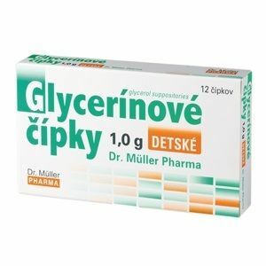 DR.MULLER Glycerinové 1g dětské čípky 12 ks obraz