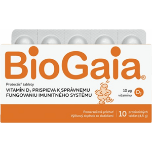 BIOGAIA ProTectis s vitamínom D 10 tabliet obraz