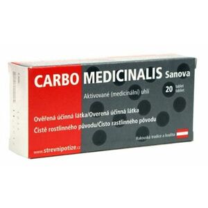 CARBO Medicinalis Sanova 20 tablet 1 x 20 ks obraz