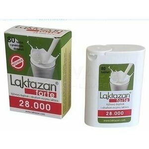 LAKTAZAN Forte 28.000 FCC 80 tabliet obraz