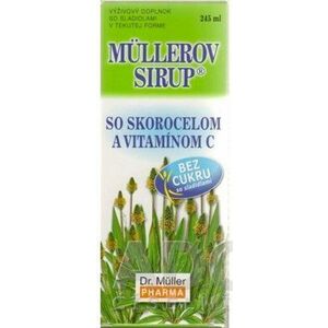 DR.MULLER Müllerov sirup so skorocelom a vit. C bez cukru 245 ml obraz