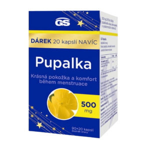 GS Pupalka 500 mg, 90 + 20 kapslí obraz