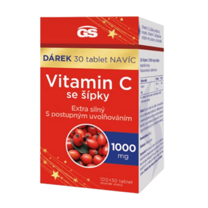 GS Vitamin C 1000 mg se šípky 100 + 30 tablet obraz