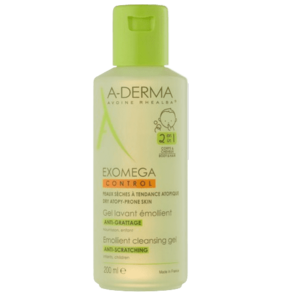 A-DERMA Exomega Control Gel Lavant Émollient 2EN1 Zvláčňující mycí gel pro děti 200 ml obraz