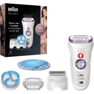 BRAUN Silk-épil 9 epilátor 9-735, 4 nástavce, pouzdro, ochlazovací rukavice obraz