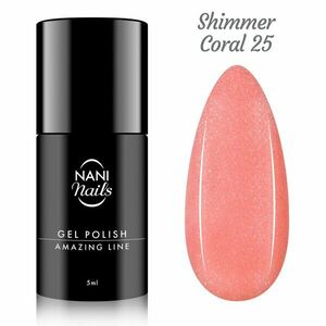 NANI gel lak Amazing Line 5 ml - Shimmer Coral obraz