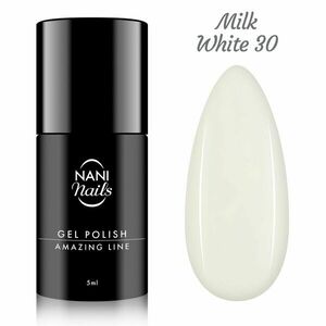 NANI gel lak Amazing Line 5 ml - Milky White obraz