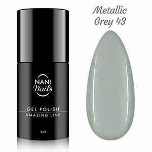 NANI gel lak Amazing Line 5 ml - Metallic Grey obraz