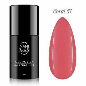 NANI gel lak Amazing Line 5 ml - Coral obraz