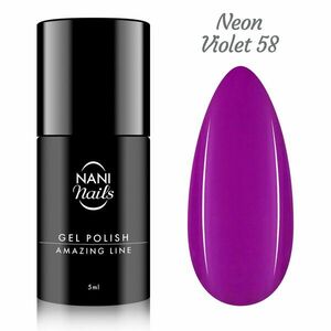 NANI gel lak Amazing Line 5 ml - Neon Violet obraz