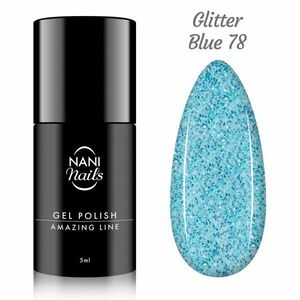 NANI gel lak Amazing Line 5 ml - Glitter Blue obraz