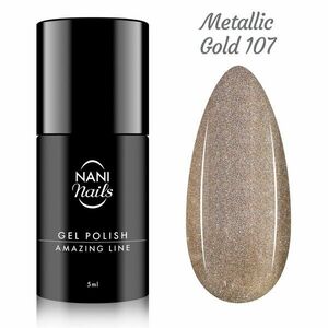 NANI gel lak Amazing Line 5 ml - Metallic Gold obraz