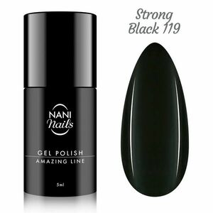 NANI gel lak Amazing Line 5 ml - Strong Black obraz