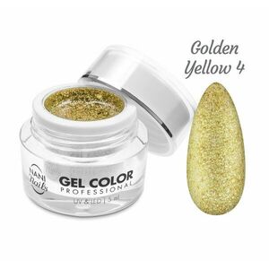 NANI UV/LED gel Glamour Twinkle 5 ml - Golden Yellow obraz