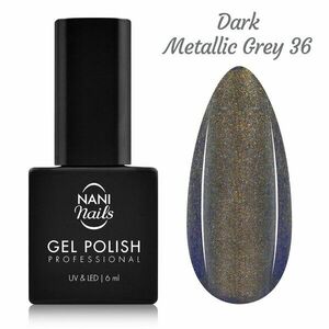 NANI gel lak 6 ml - Dark Metallic Grey obraz