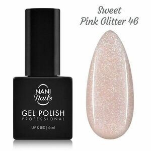 NANI gel lak 6 ml - Sweet Pink Glitter obraz