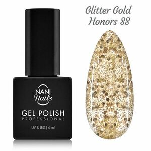 NANI gel lak 6 ml - Glitter Gold Honors obraz