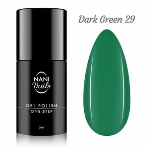 NANI gel lak One Step 5 ml - Dark Green obraz