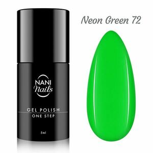 NANI gel lak One Step 5 ml - Neon Green obraz