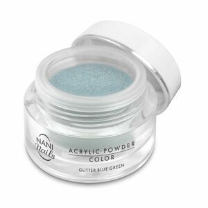 NANI akrylový pudr 3, 5 g - Glitter Blue Green obraz