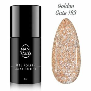 NANI gel lak Amazing Line 5 ml - Golden Gate obraz