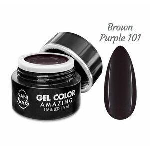 NANI UV gel Amazing Line 5 ml - Brown Purple obraz