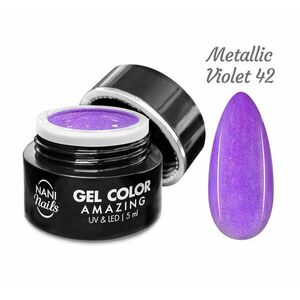 NANI UV gel Amazing Line 5 ml - Metallic Violet obraz