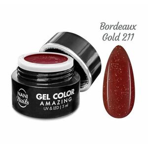 NANI UV gel Amazing Line 5 ml - Bordeaux Gold obraz