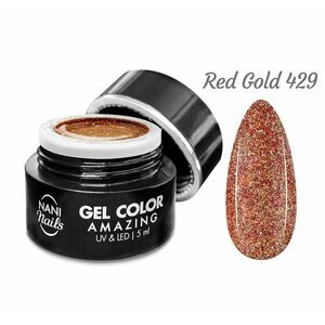 NANI UV gel Amazing Line 5 ml - Red Gold obraz