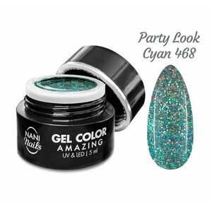 NANI UV gel Amazing Line 5 ml - Party Look Cyan obraz