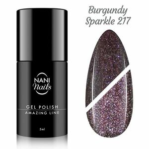 NANI gel lak Amazing Line 5 ml - Burgundy Sparkle obraz