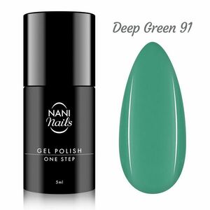 NANI gel lak One Step 5 ml - Deep Green obraz